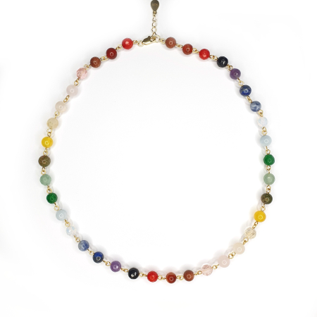 Colier Complet Chakre, argint placat cu aur [1]