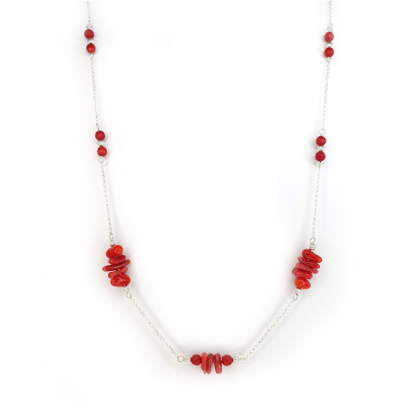 Coral - Colier Coral Sonia, argint