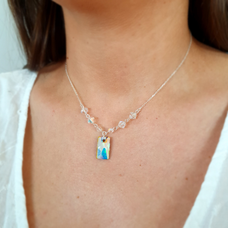 Colier Crystal Shape, argint [1]