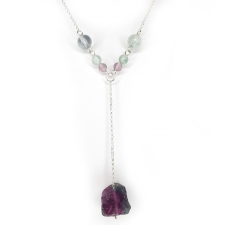 Colier Fluorit Paula, argint [2]