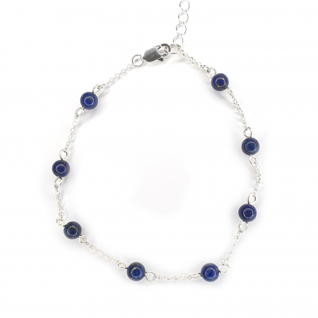 Lapis lazuli - Bratara Lapis Lazuli Rare, argint