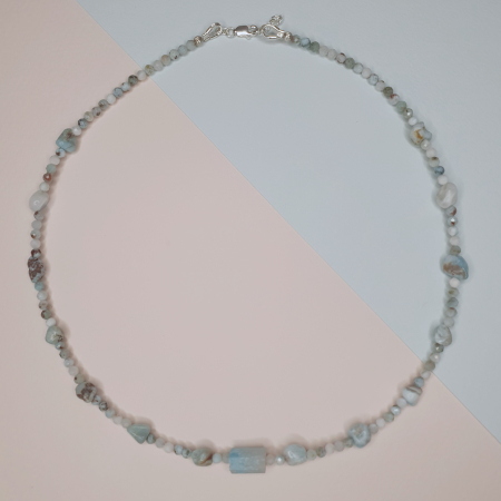 Colier Choker Larimar, argint [1]