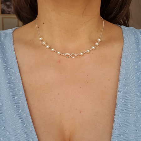 Colier perle Infinity, argint [1]