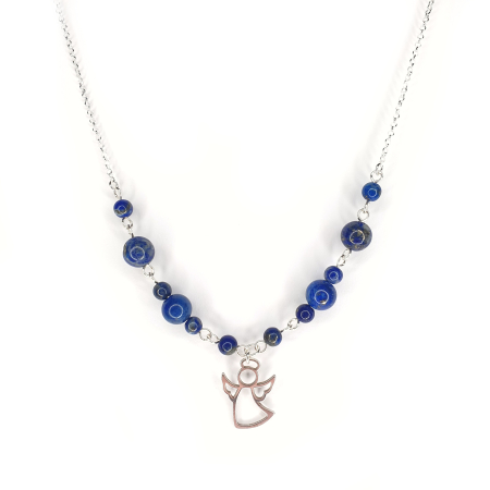 Bijuterii argint - Colier Eirena cu Lapis Lazuli, argint