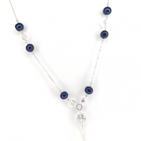 Colier Black Pearls, argint [3]