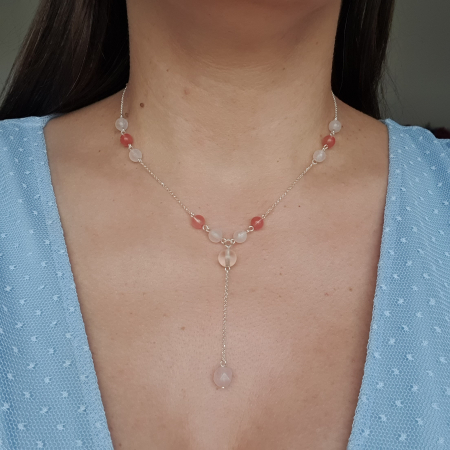 Colier Taisia cu pietre cuart, argint [1]