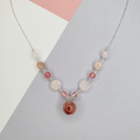 Colier Lorena cu pietre cuart, argint [3]