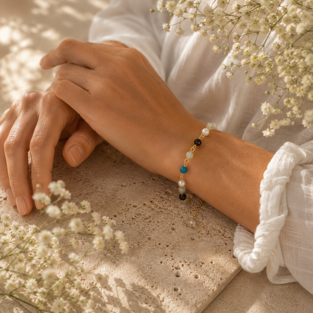 Bratara completa Zodiac Rac, argint placat cu aur
