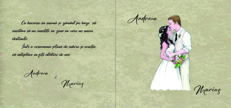 INVITATII NUNTA - Invitatie nunta C769