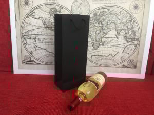 Pungi VIN premium - Sacosa carton negru Premium pentru VIN