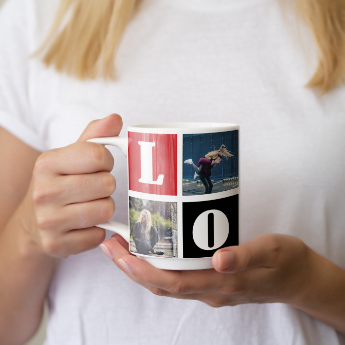Cana Personalizata Love cu 4 fotografii [2]