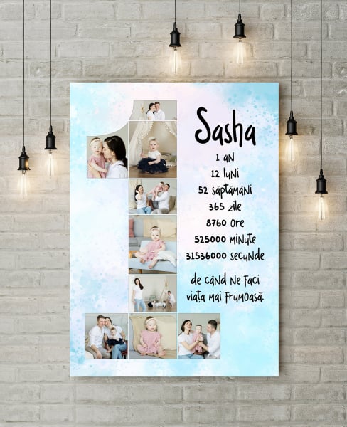 Tablou canvas personalizat 1 an [2]