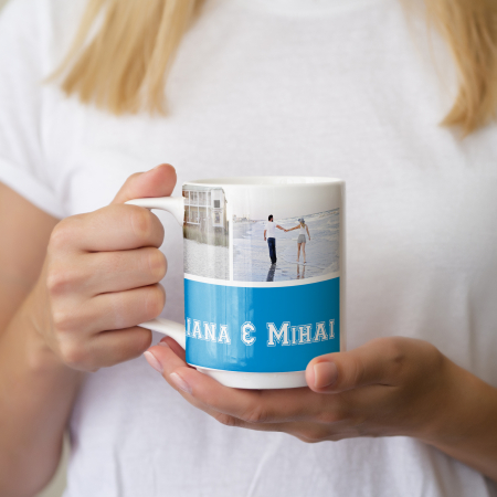 Cana Personalizata cu 3 foto si text [2]