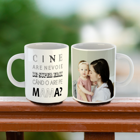 Cani Personalizate - Cana Personalizata SuperErou Mama