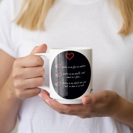 Cana Personalizata Te iubesc pentru ca [1]