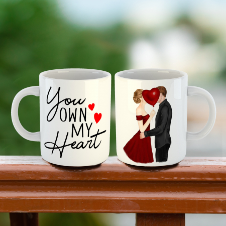 Cani Personalizate - Cana personalizata You Own my Heart
