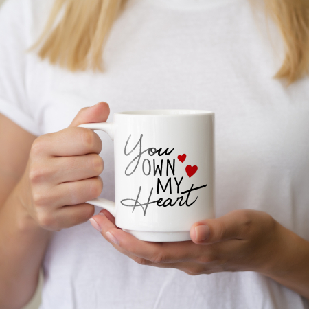Cana personalizata You Own my Heart [3]