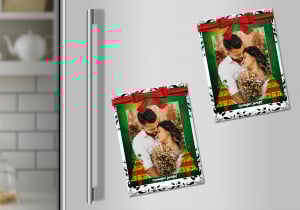 Magneti Personalizati - Set 4 Magneti 76x102 Craciun
