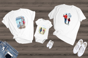 Cadouri pentru Sot / Sotie - Set tricouri personalizate familie