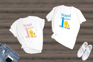 De ce sa optam pentru un Set 5 tricouri personalizate mot Tweety? Pentru ca este o idee deosebita de cadou  pentru cei mai dragi oameni din viata ta. [1]
