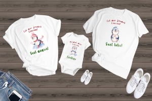 Tricou personalizat Craciun - Set Tricouri Personalizate Craciun 4