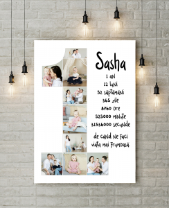 Tablou canvas personalizat 1 an [2]