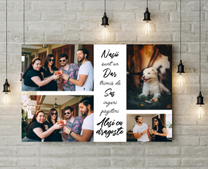 Ocazii - Tablou canvas personalizat pentru nasi