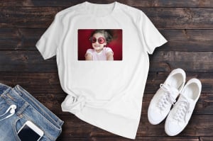 Cadouri pentru Nasi - Tricou personalizat cu o poza