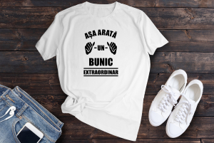 Tricouri Personalizate - Tricou personalizat bunic extraordinar