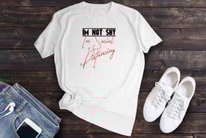 Cadouri pentru Nasi - Tricou personalizat Nu sunt timid/timida