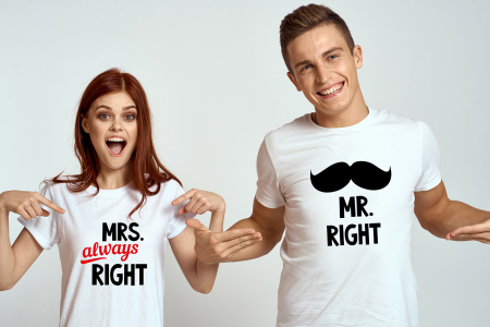 Tricou personalizat Cupluri - Tricou Personalizat Cuplu 002