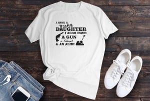 Cadouri de Casatorie - Tricou personalizat Pretty Daughter