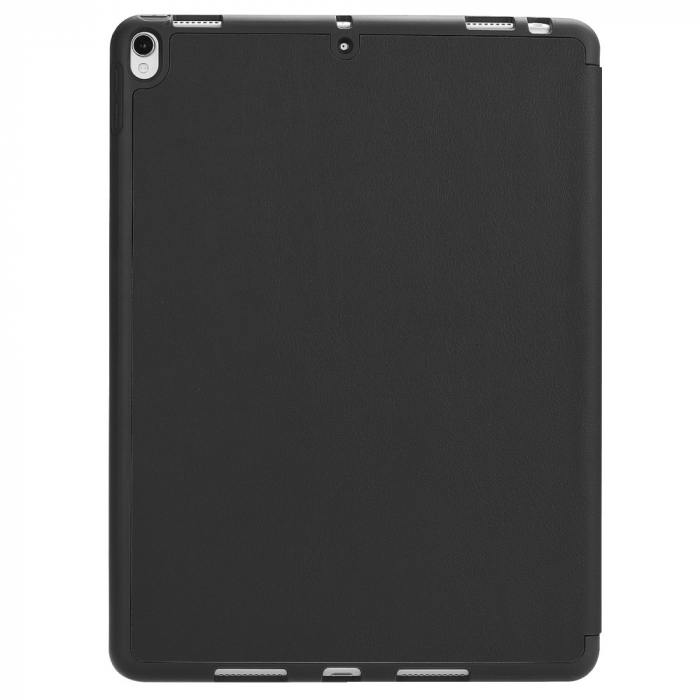 Husa protectie din piele ecologica si gel TPU pentru iPad Pro 10.5 (2017), neagra [3]