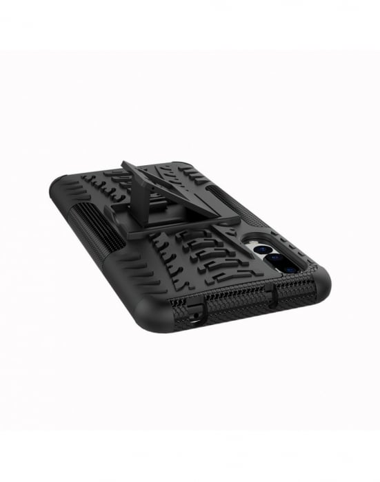 Carcasa protectie spate anti-alunecare pentru Huawei P20 Pro, neagra [3]