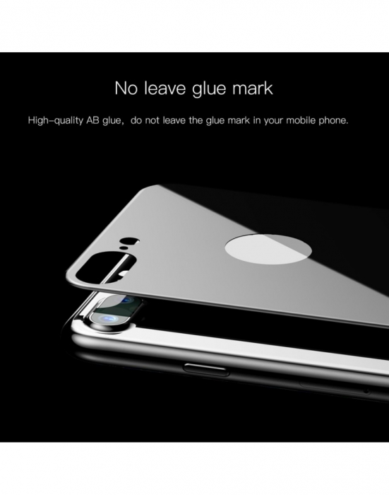 Sticla securizata protectie spate mata pentru iPhone 7 / 8 Plus [7]