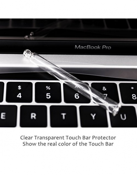 Pachet folie protectie ecran anti-glare si folie clara touchbar pentru Macbook Pro 13 Touch Bar [4]