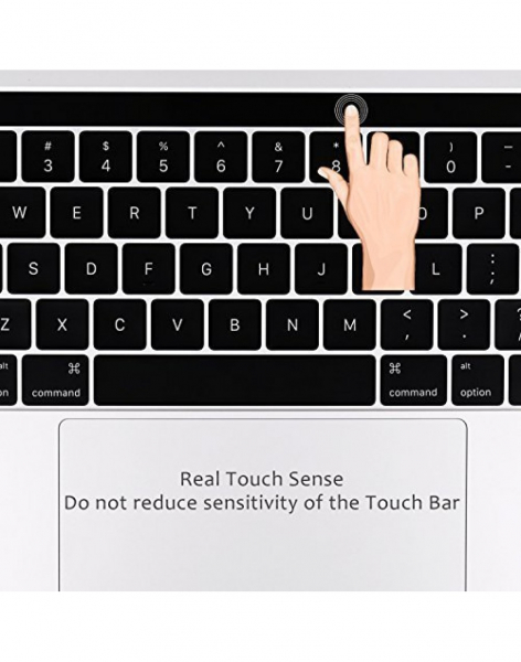 Pachet folie protectie ecran anti-glare si folie clara touchbar pentru Macbook Pro 15.4/Touch Bar [6]