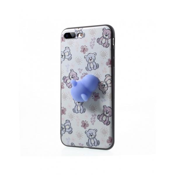 Carcasa protectie spate cu urs Squishy pentru iPhone 7 Plus / iPhone 8 Plus [1]