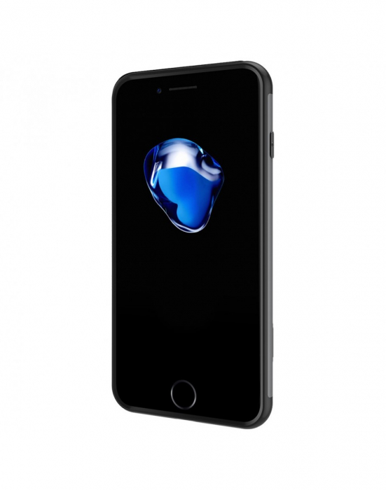 Carcasa protectie spate BASEUS din plastic si gel TPU cu suport pentru iPhone 7 Plus 5.5 inch, gri [4]