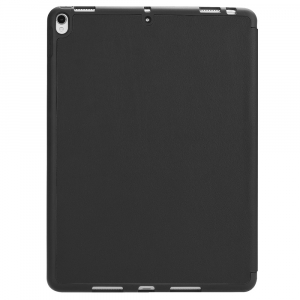 Husa protectie din piele ecologica si gel TPU pentru iPad Pro 10.5 (2017), neagra [2]