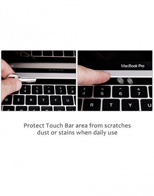 Pachet folie protectie ecran anti-glare si folie clara touchbar pentru Macbook Pro 15.4/Touch Bar [3]
