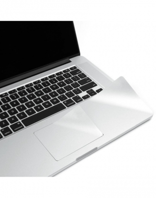 Folie protectie palm rest si trackpad aspect aluminiu pentru MacBook Pro 15.4" 2016 / Touch Bar [0]