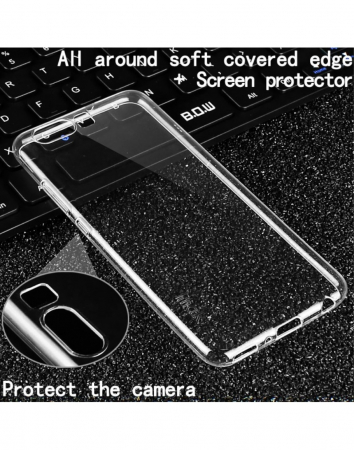 Carcasa de protectie spate IMAK din gel TPU pentru Huawei P10 Plus, transparenta [3]