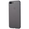 Carcasa protectie spate din plastic 1.2 mm pentru  iPhone 8 Plus / 7 Plus, gri [0]
