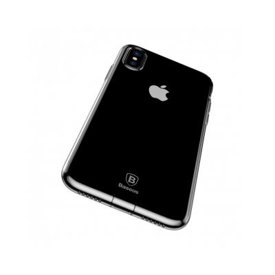 Carcasa protectie spate din gel TPU cu dopuri anti-praf pentru iPhone X 5.8 inch - amipus.ro [1]