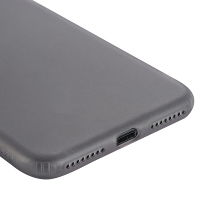 Carcasa protectie spate din plastic 0.4 mm pentru  iPhone 8 Plus / 7 Plus, gri [2]