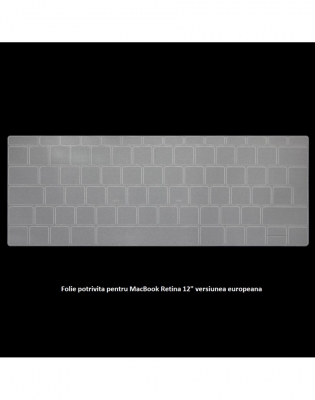 Folie protectie tastatura pentru Macbook 12"/ Pro 13.3" 2016 - versiunea europeana [1]