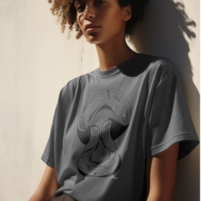 Angry Mushroom | OMMO | Organic Cotton T-Shirt [2]