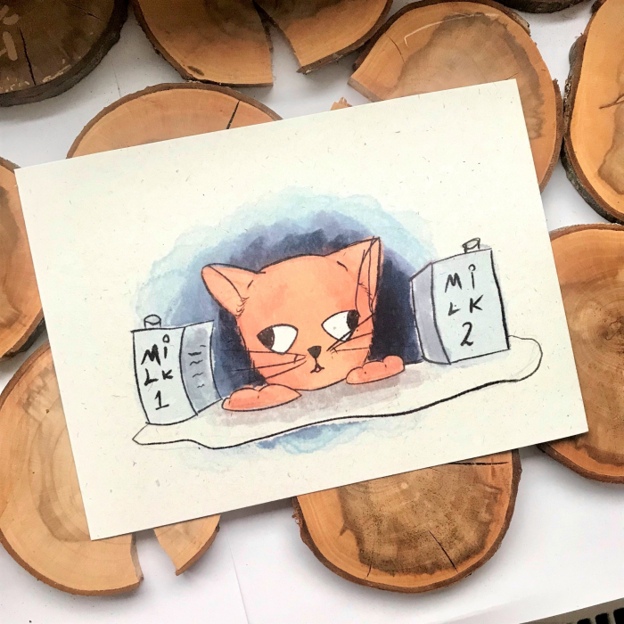 Art card, Pisica [3]