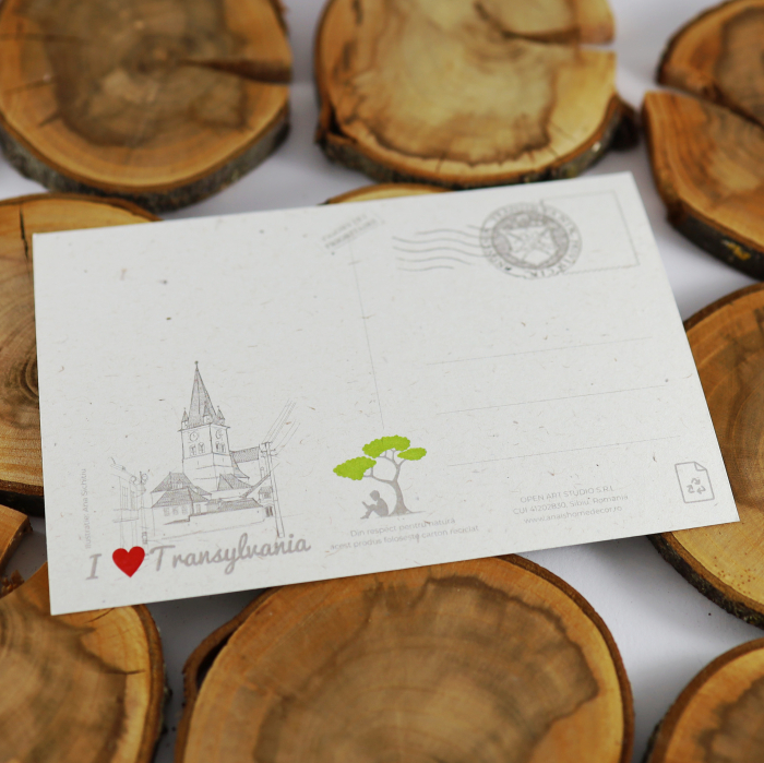 Carte postala Cisnadie, Sibiu, Biserica fortificata [4]